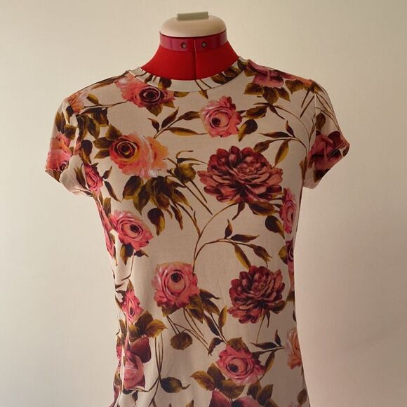 NWT Elie Tarhari Floral Tee - Picture 11 of 11